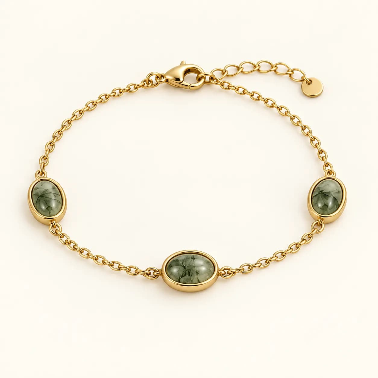 Green-Stone Bracelet — design render