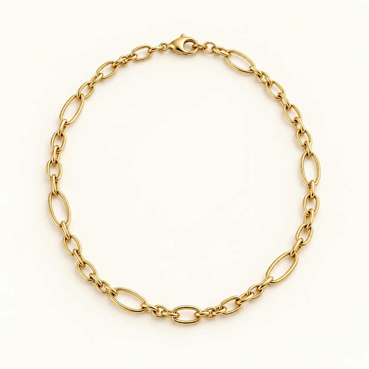 Oval-Link Chain — design render